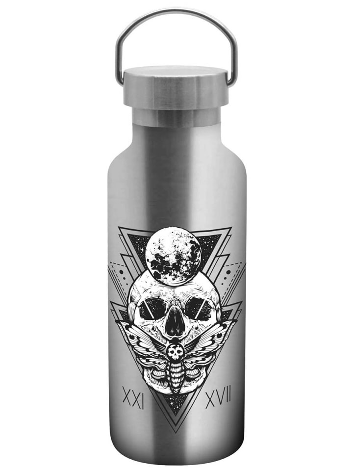Isolierflasche Isolierflasche Skull mystic in Silber - 500 ml
