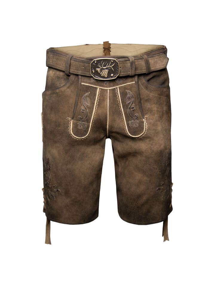 Lederhose Havel in braun