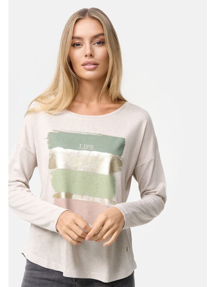 Decay Langarmshirt in Beige limango | kaufen günstig