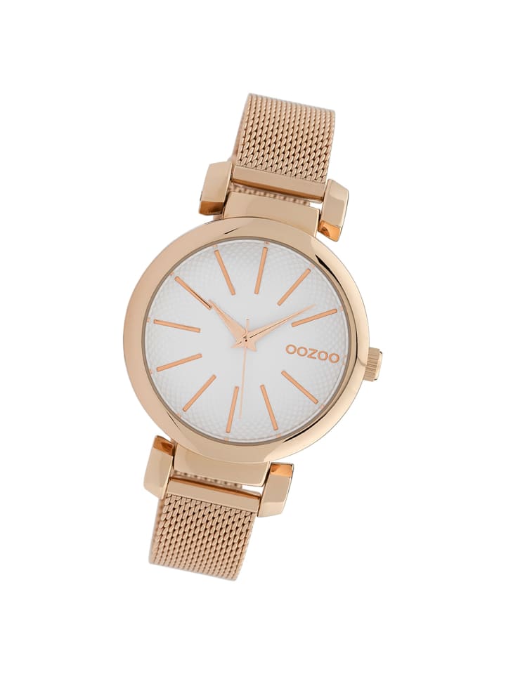 Analog-Armbanduhr Oozoo Timepieces rosegold mittel (ca. 36mm)