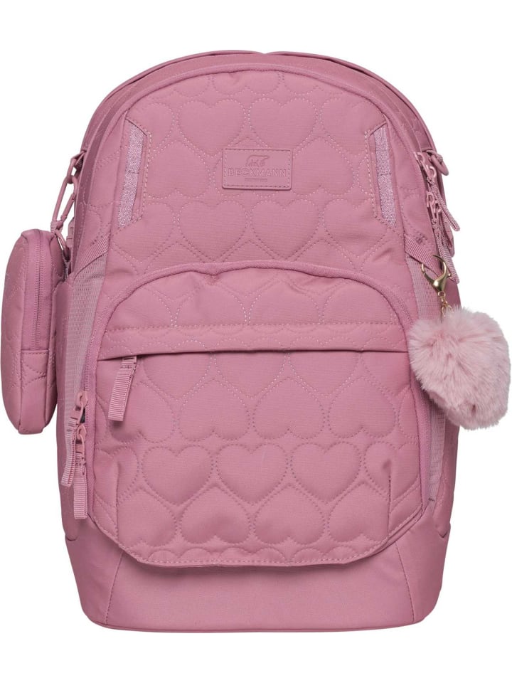Beckmann Schulrucksack Sport Air Padded Heart Rose