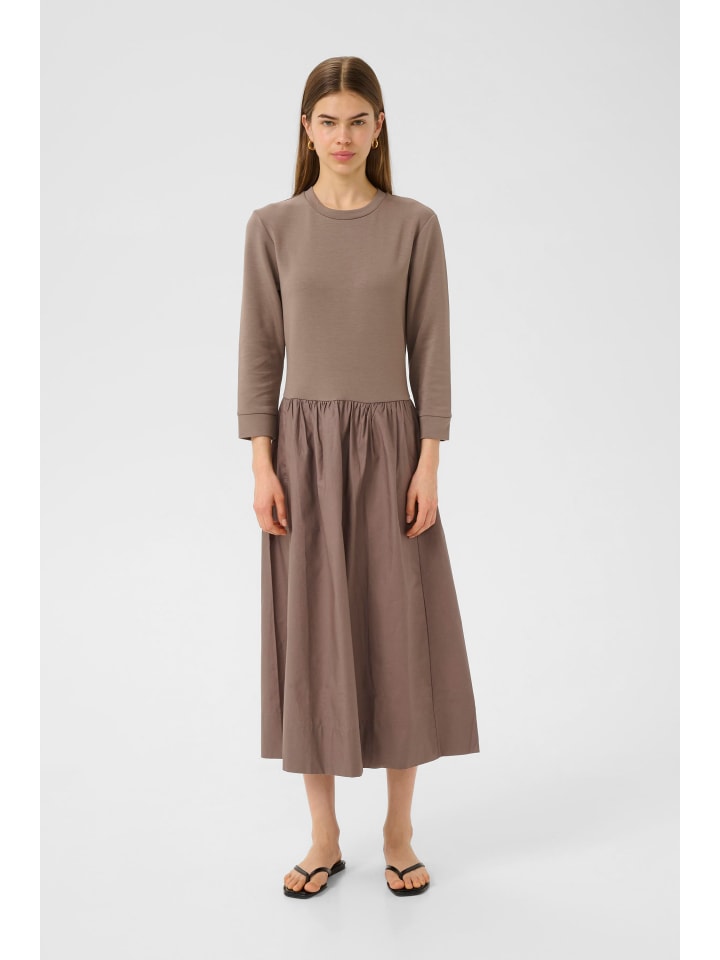 Jerseykleid MiraIW Relaxed fit in Sandy Grey