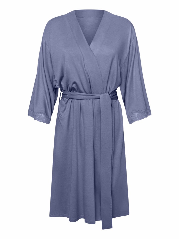 Morgenmantel - 100 cm in mistic lavender