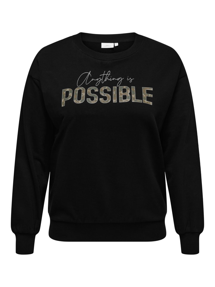 Sweatshirt in Black