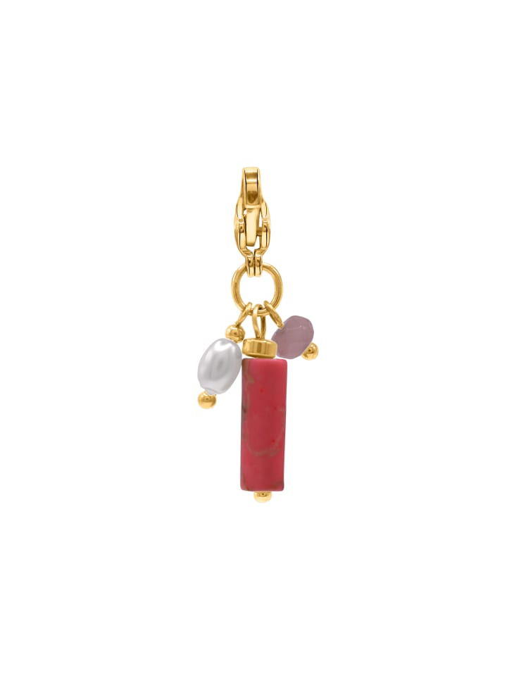 Charm Damen mit Stein Enisa goldfarben in goldfarben