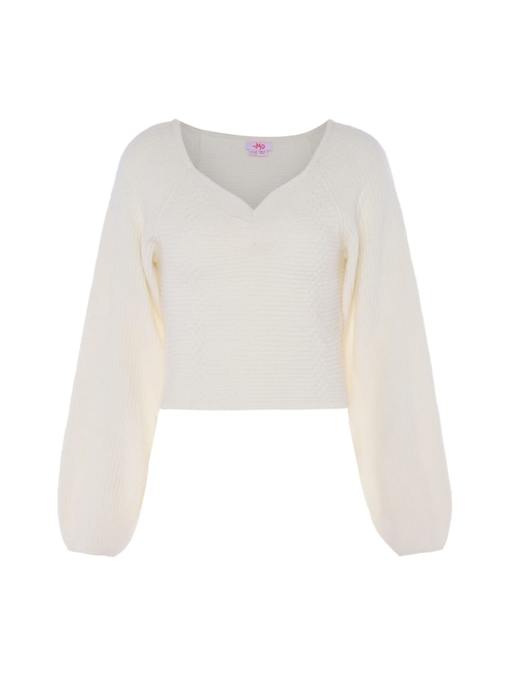 Damen Pullover in WOLLWEISS