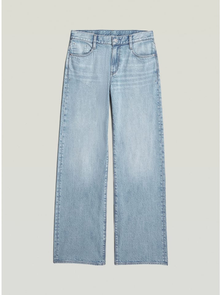 Judee Low Waist Loose Jeans sun faded cloudburst
