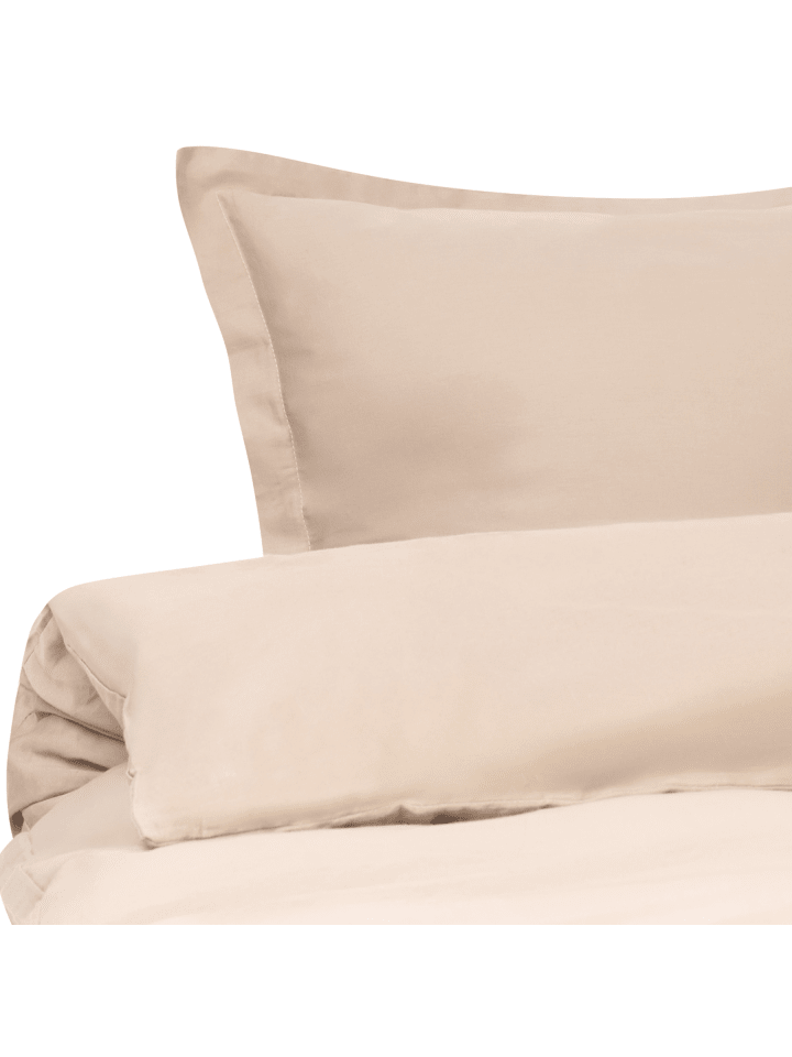 3-tlg Bettwäsche-Set PARKROSE in Beige
