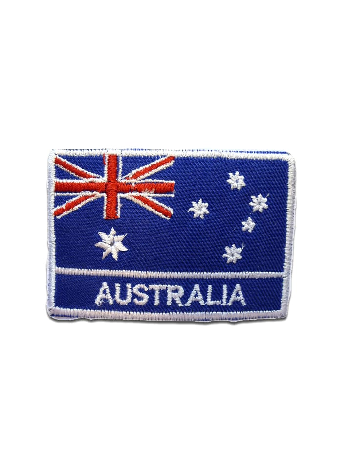 Australien Flagge FahneApplikation Bügelbild inBlau