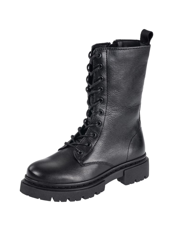 Schnürstiefeletten Ross in Schwarz