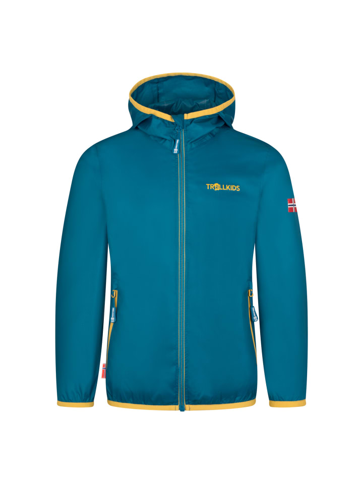 Regenjacke Trolltunga in atlantic blue