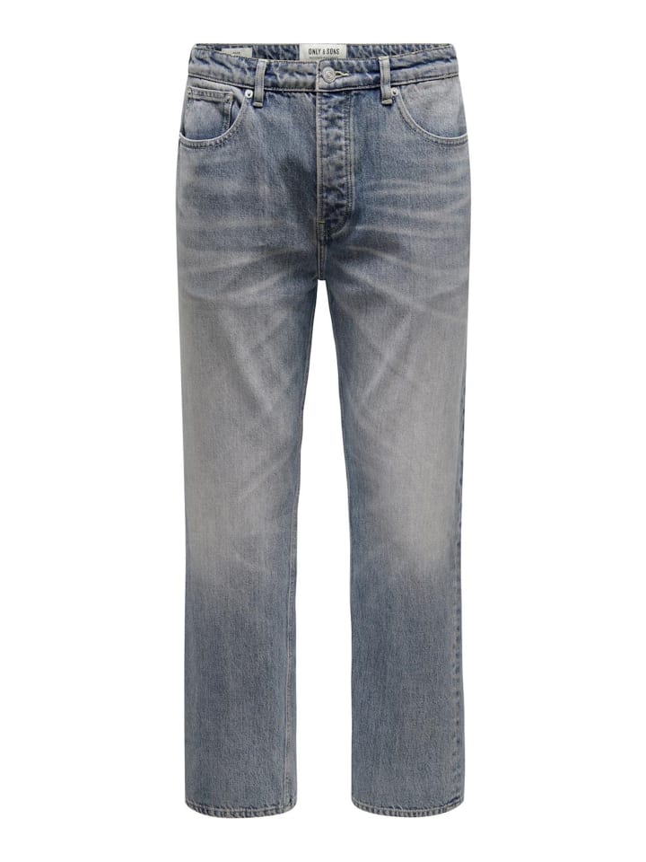 Jeans 'FADE LOOSE' in blau