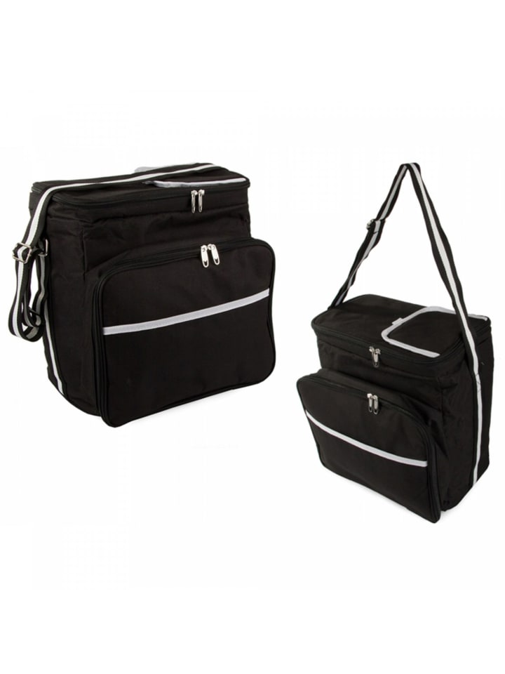 Thermotasche perfekt geeigent Picknick, Camping oStrand in Schwarz