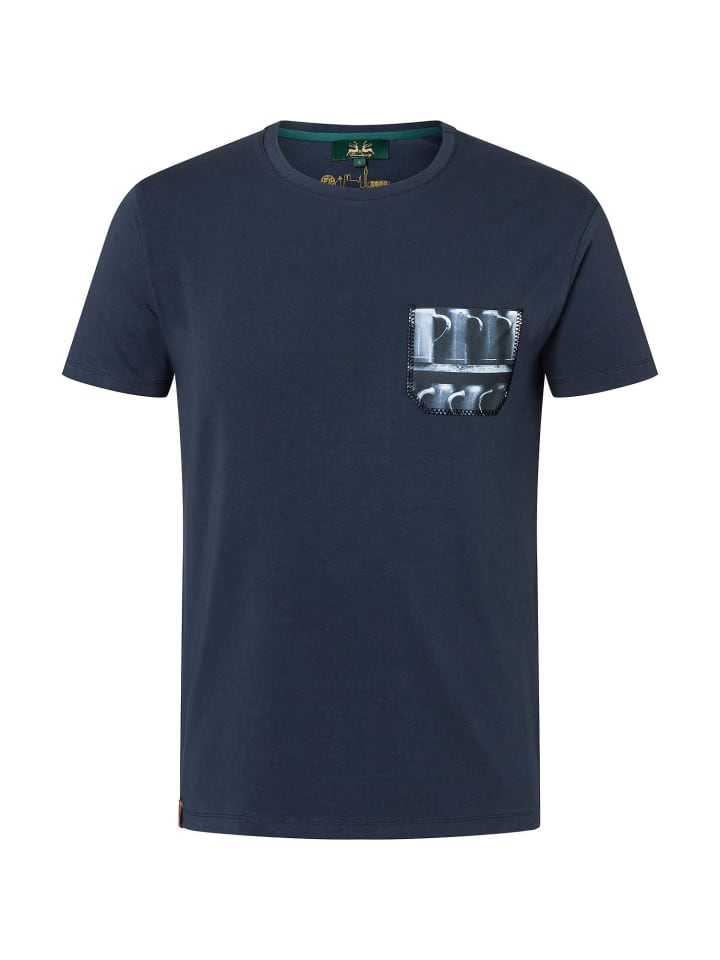 T-Shirt Bierkrug K20 in Marine