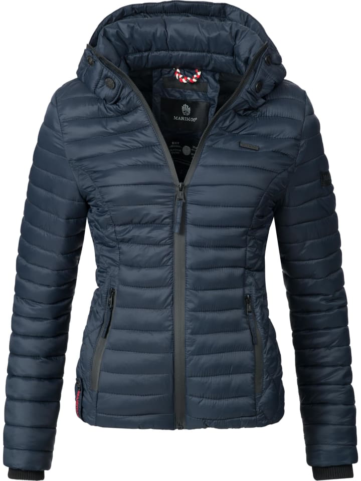 Steppjacke Samtpfote in Blau