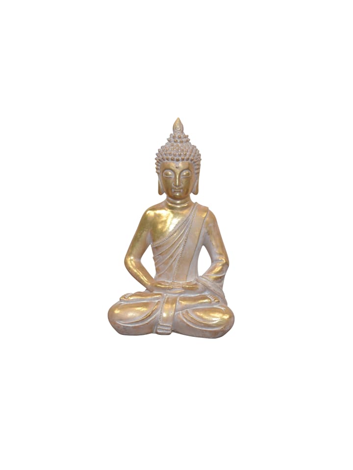 Standdekoration Buddhafigur in gold