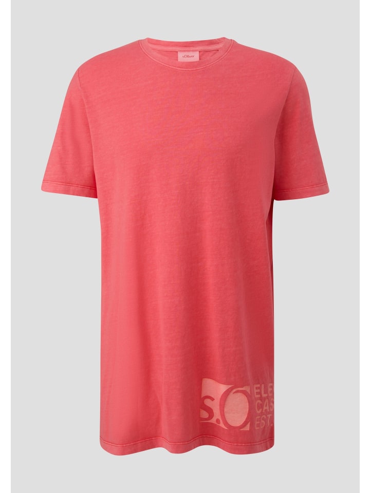 T-Shirt  in  2507_korallrot