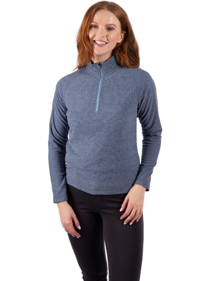Fleecejacke/Fleecepullover in Blau