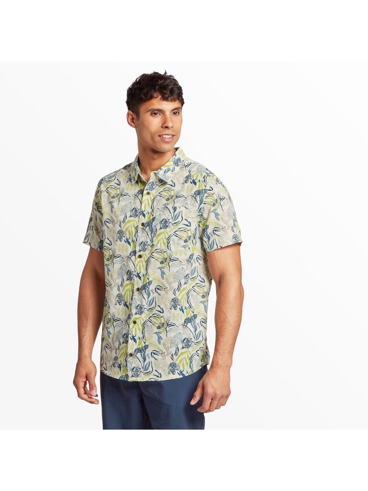Hemd Tiger Leaf in Royal Blau