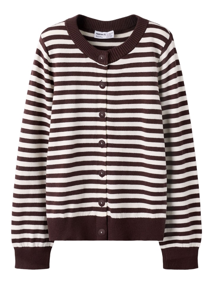 Strickjacke in Hot Fudge