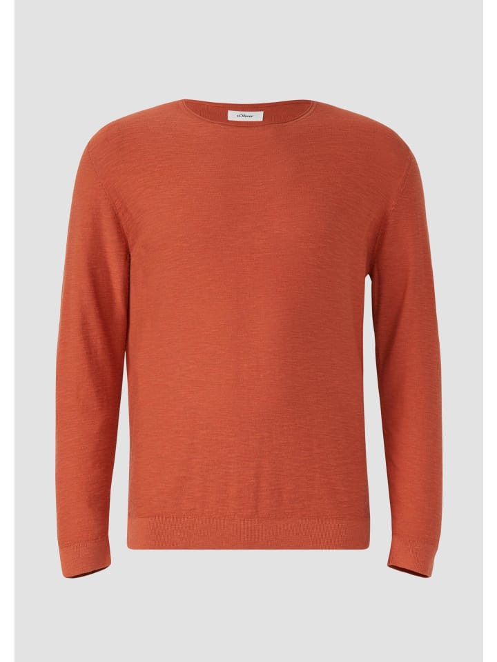 Strickpullover in 3410_blutorange