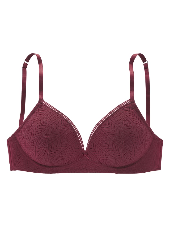 Bralette-BH in sangria