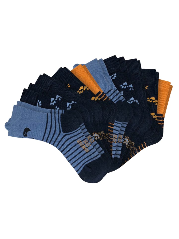 Socken 10er Pack in Blau