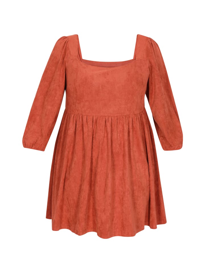 Women Plus Size Dress in Chestnut