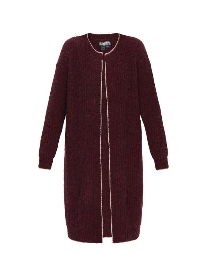 Women Cardigan in burgundy