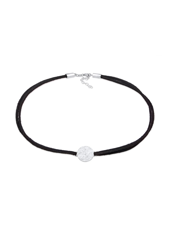 Halskette 925 Sterling Silber Plättchen in Silber