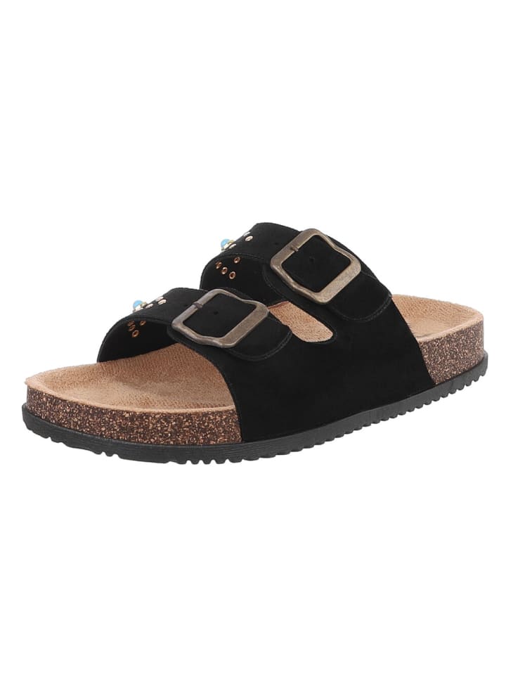 Sandale & Sandalette in Schwarz