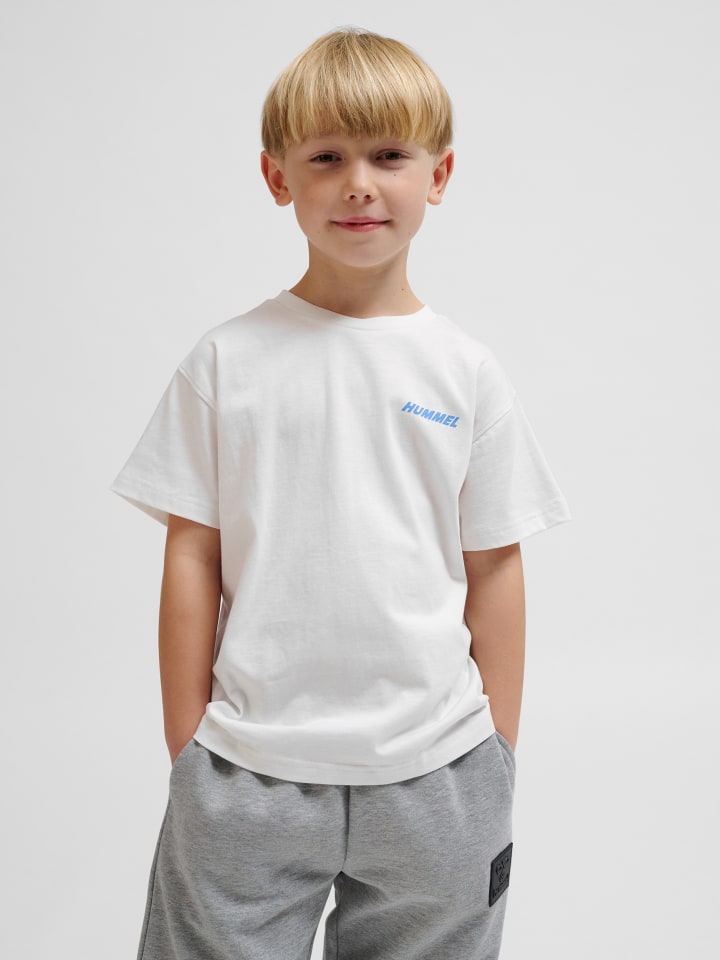 T-Shirt Hmlcasper Lebensstil Jungen in MARSHMALLOW