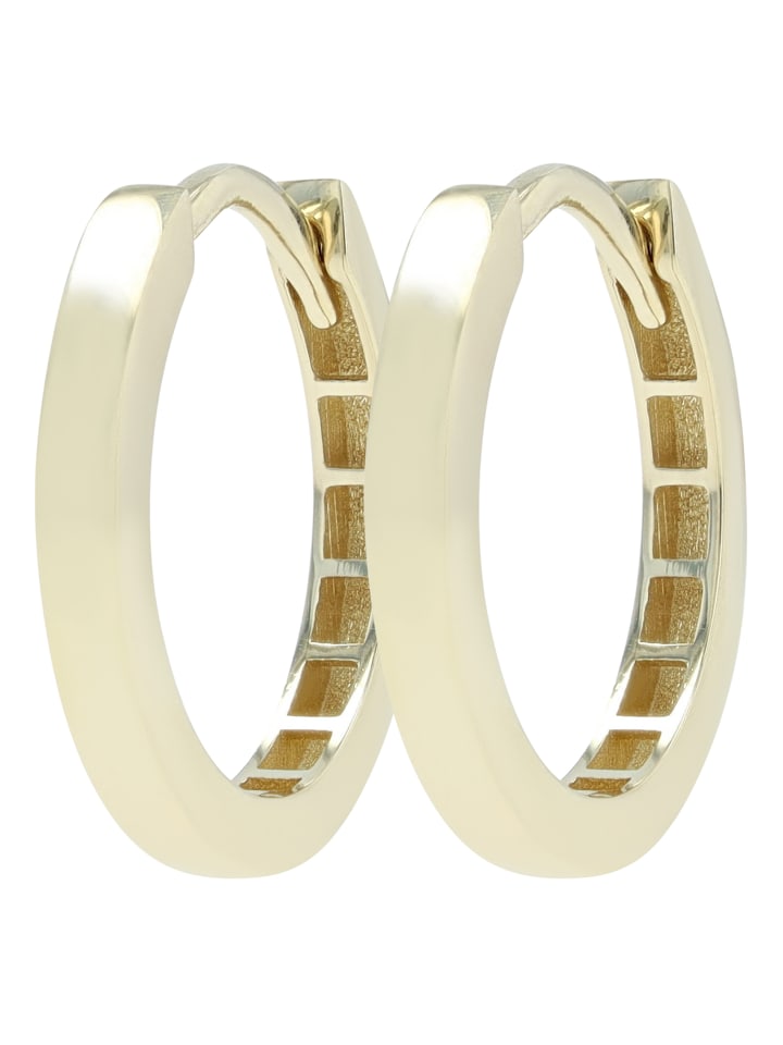 Damen 333 Gelbgold Ohrringe Creolen in gold