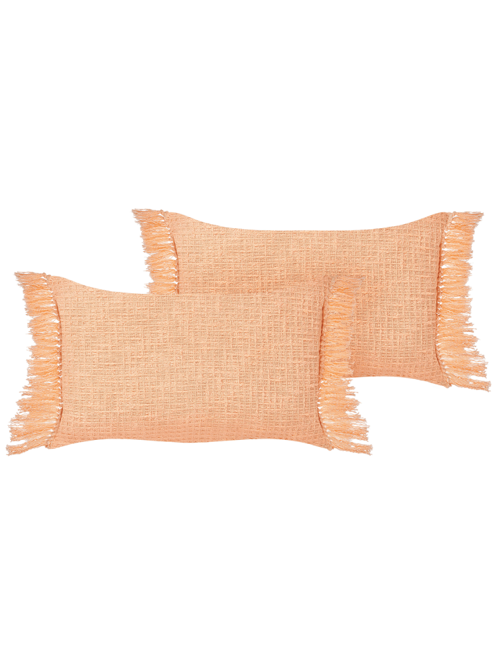 2er-Set Dekokissen TANSY in Orange
