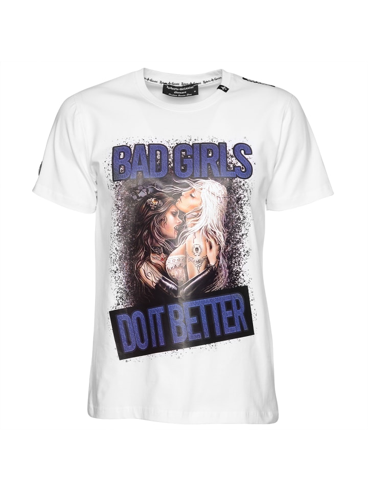 Bad Girls T-Shirt Weiß Unisex