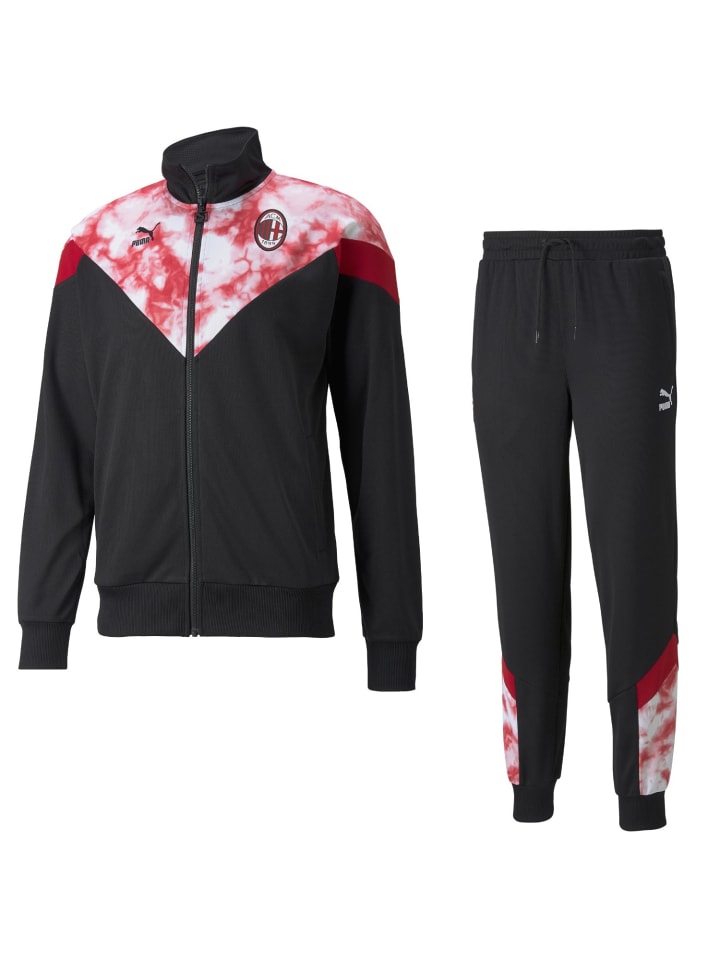 Trainingsanzug AC Mailand Iconic in schwarz