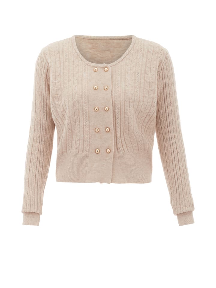 Women Strickjacke in Beige