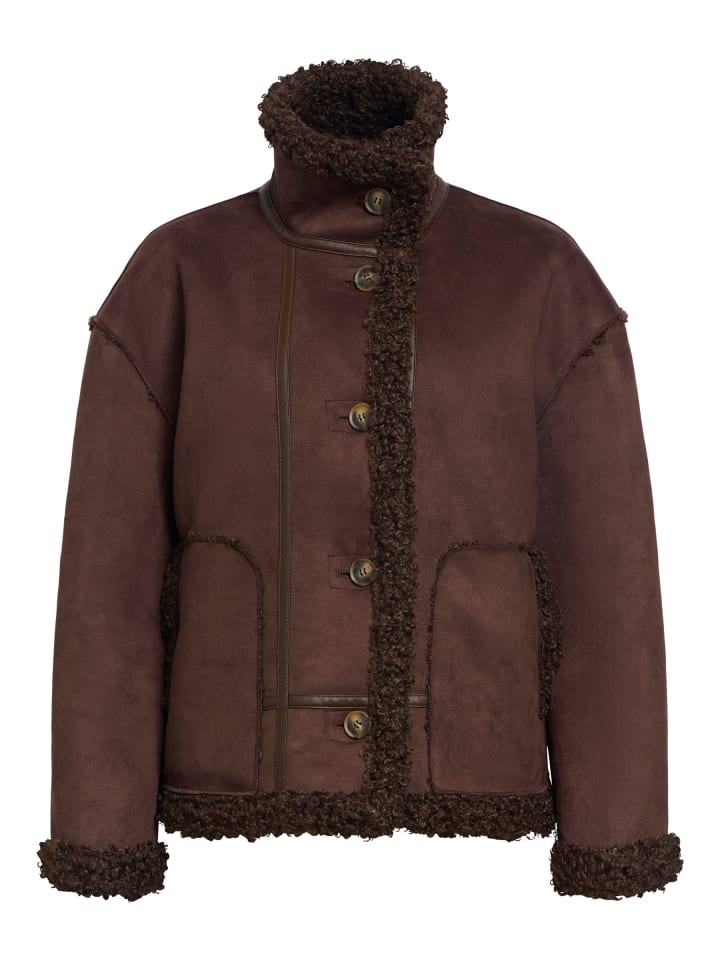 Jacke in Seal Brown1