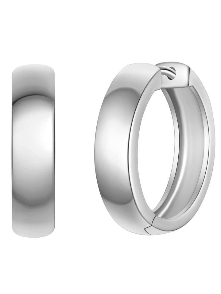 Creolen aus Sterling Silber in silber