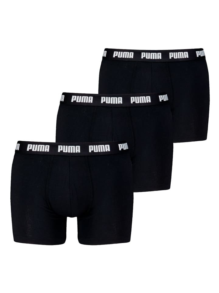 Boxershort 3er Pack in Schwarz/Weiß