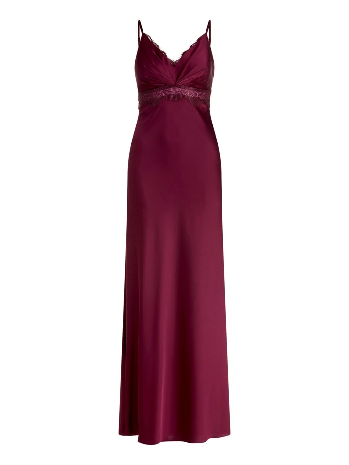 Abendkleid schmal geschnitten in Deep Dahlia