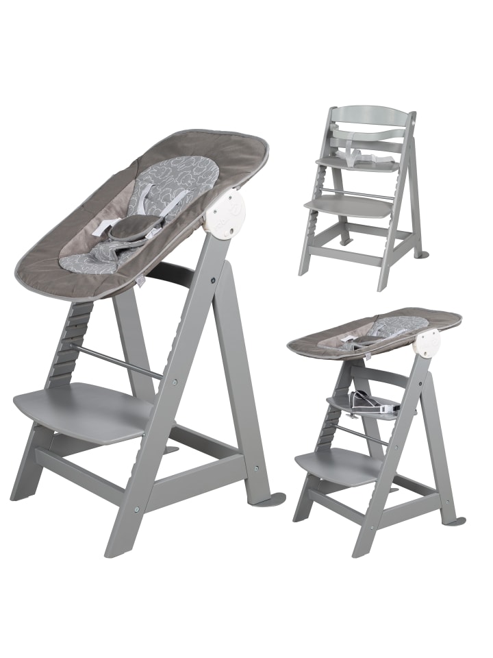 Treppenhochstuhl 'Born Up' Set 2in1 - 'Miffy' - mit Liegefunktion - Taupe