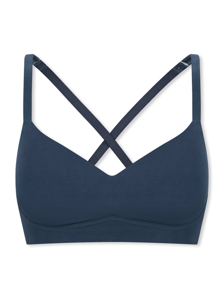 Bügelloser BH Unique Cotton in deep blue