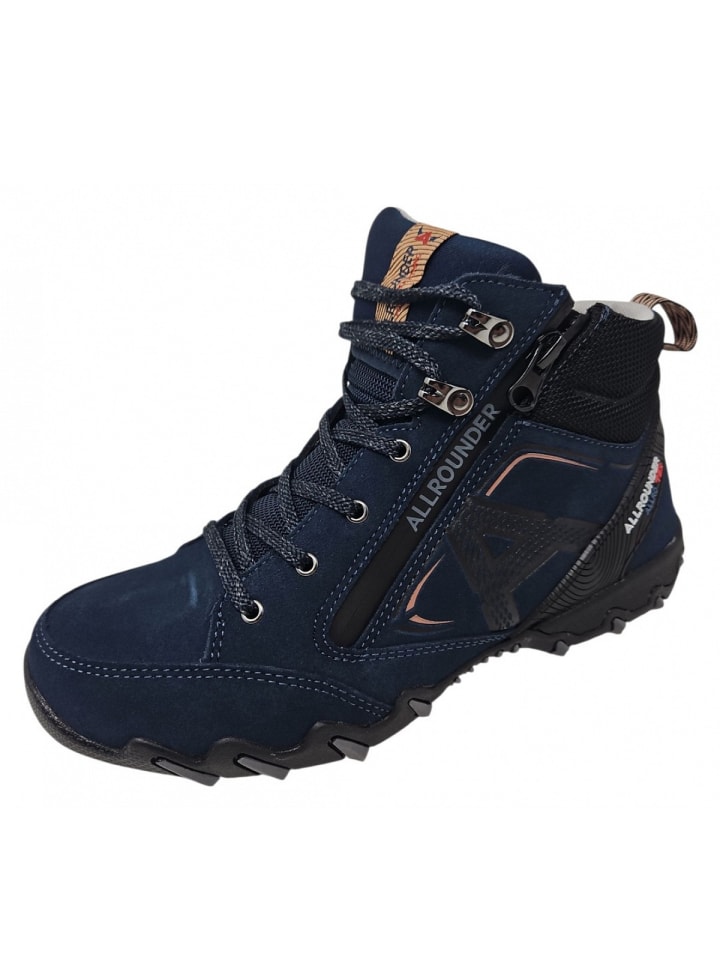 Schnürstiefel Norika in Blau
