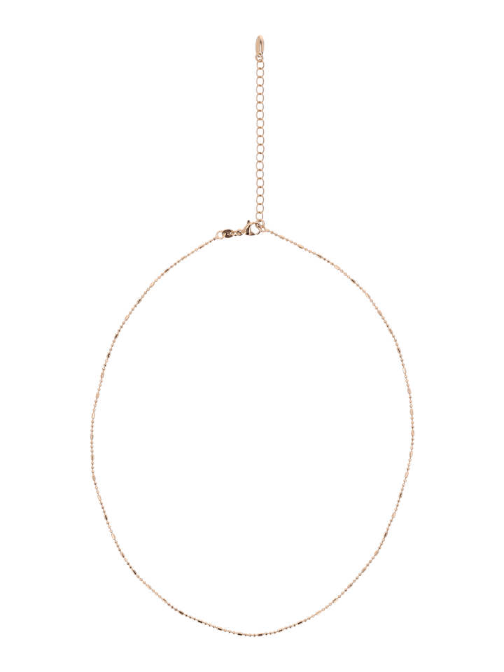 Women Beads Necklace in Rose Gold