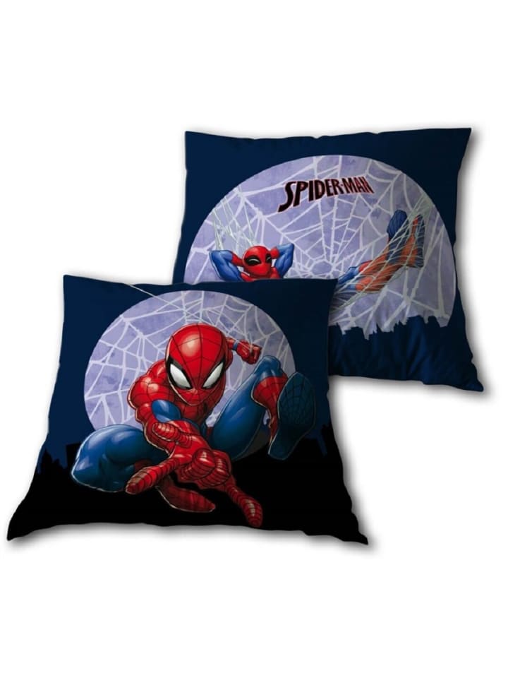 Spiderman Velboa Dekokissen – Perfektes Couchkissen für Kinder in Mehrfarbig