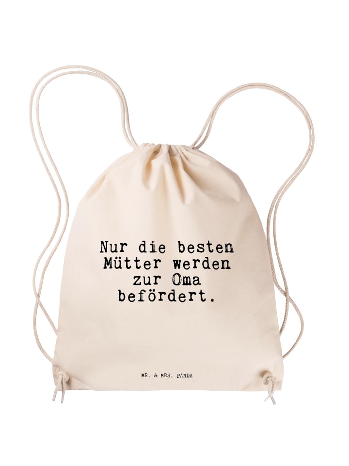 Stoffbeutel Nur die besten Mütter... mit Spruch in Creme
