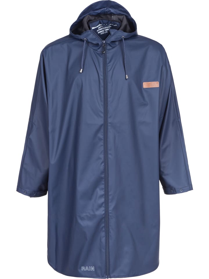 Regenmantel FLAME in 100 Navy