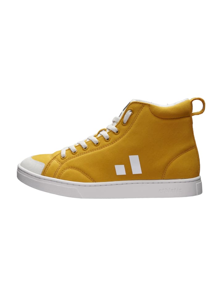 Canvas Sneaker Active Hi Cut in Mustard Yellow | Just White