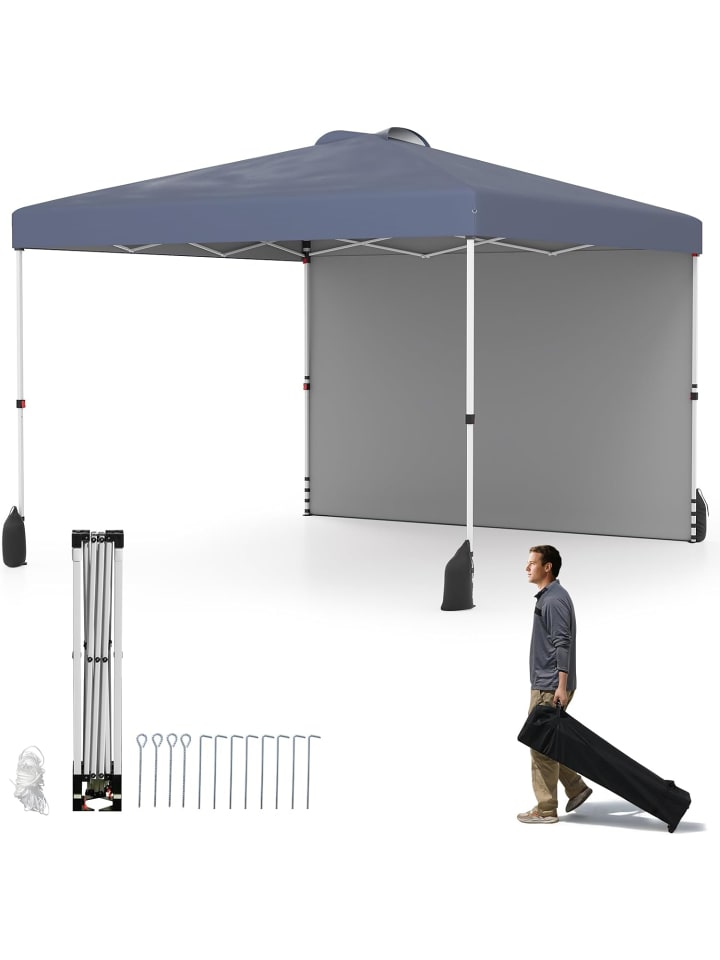 Pavillon 3x3 m in Grau